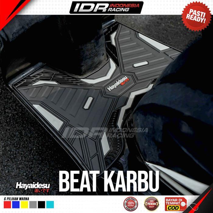 Karpet Motor Honda Beat Karbu Hayaidesu Floor Mat Alas Kaki
