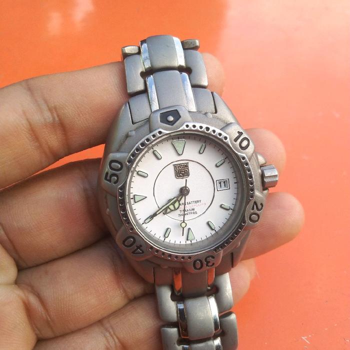 Jam Elgin USA Titanium diver quartz