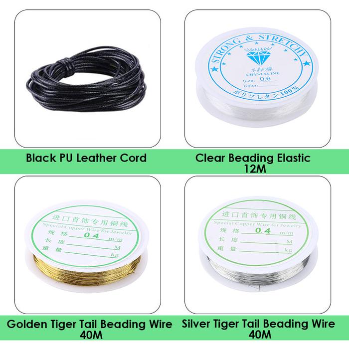 A Set Alloy Jewelry Making Kit Jewelry Making Tools Copper Wire Spacer Beads Crimp beads Earring Hoo
