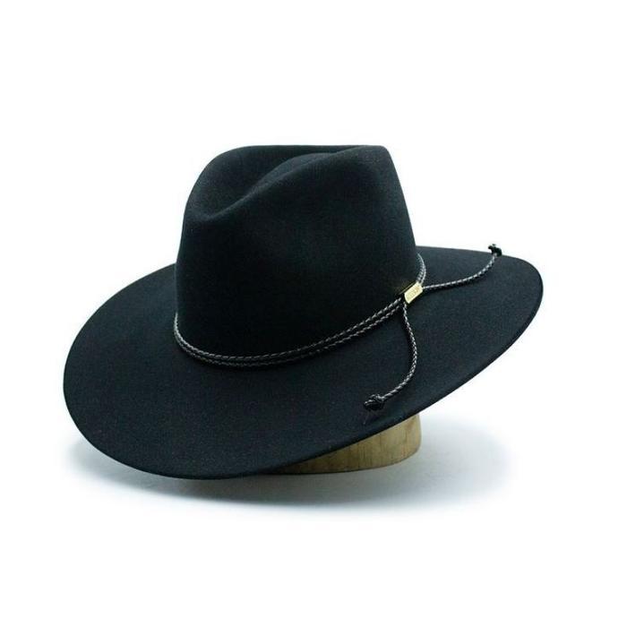 TOPI COWBOY LAKEN MARLBORO LEBAR 100% WOOL IMPORT