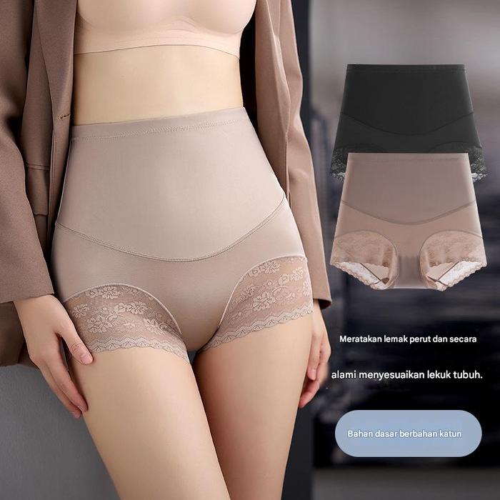 Pakaian Pembentuk Pinggang Tinggi Renda Wanita Pengontrol Perut Pengangkat Bokong Pakaian Pembentuk 