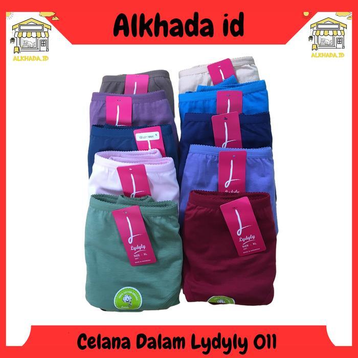 Grosir 6 Pcs Celana Dalam Wanita Lydyly 011 Katun M - Xxl Dewasa Spandex #Gratisongkir