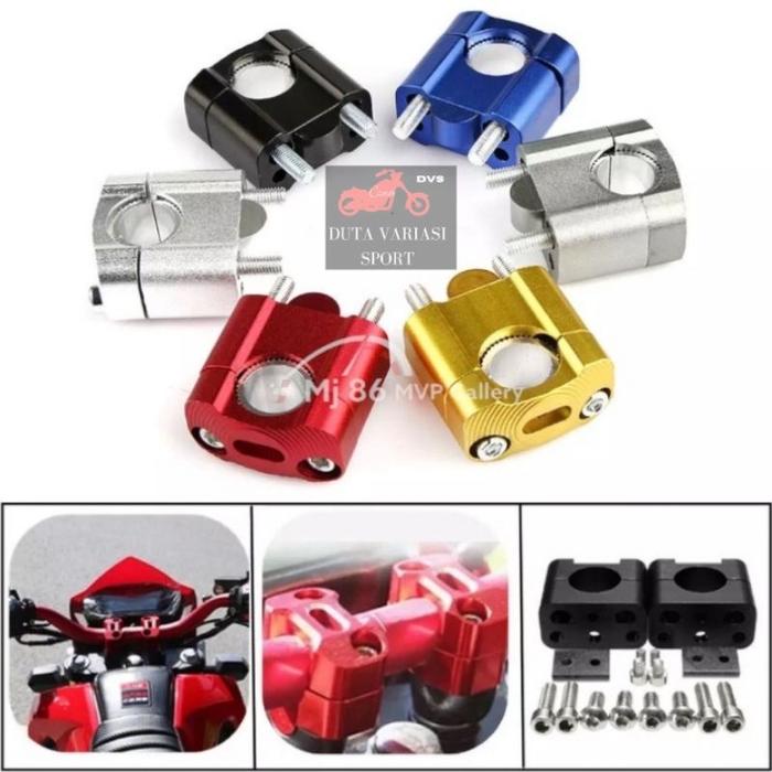 Riser Peninggi Stang Full Cnc Vixion,Ninja,RX King,PCX,Nmax,Megapro,