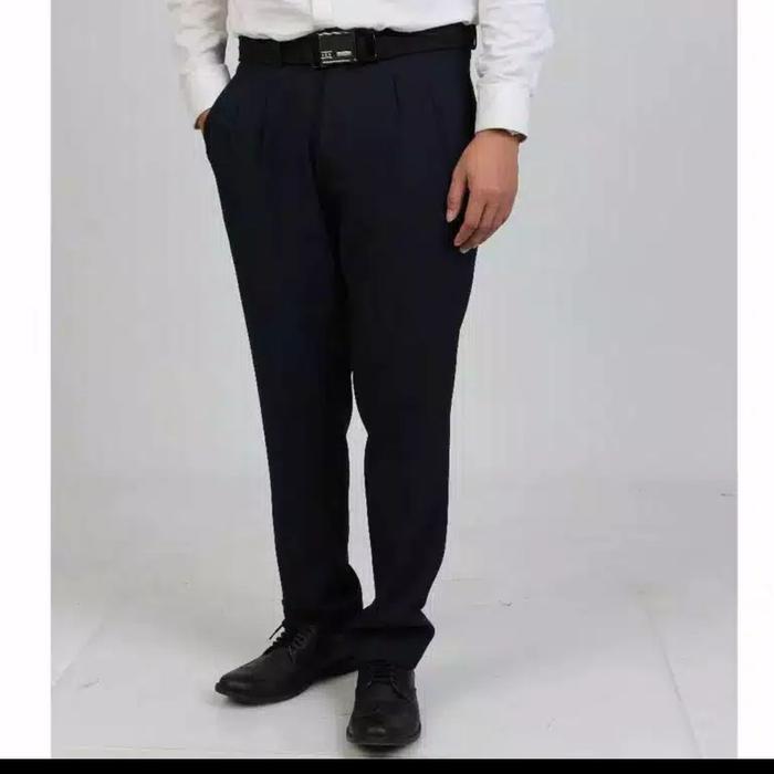 Celana Bahan Formal Kerja Rempel/Ploy Pria