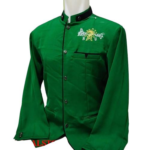 Baju Jasko Bordir Logo NU Variasi Warna Hijau/Pemda/Putih/Hitam/Abu Lengan Panjang Terbaru  2026
