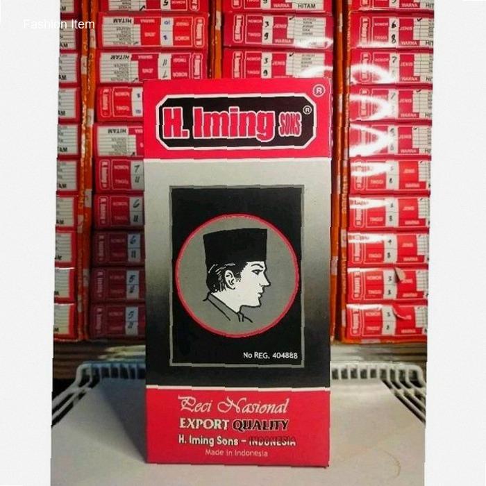 Peci songkok kopiah hitam H.IMING original ac biasa | Hot Item