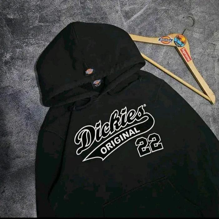 Hoodie dickies art Hitam Tebal