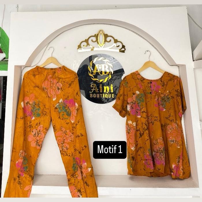 SETELAN BATIK ALVIN ORI CP UKURAN DEWASA