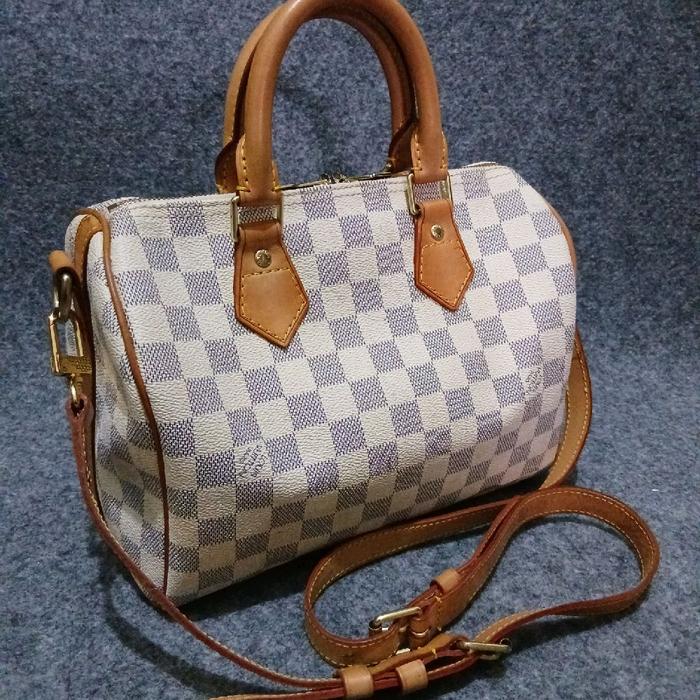 Preloved LV Bandou 25 Azur 2013