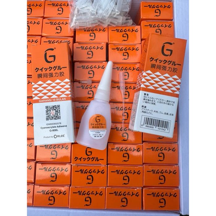 Lem G Korea Ori Super Glue Cair Lem Setan Barcode Original 100%