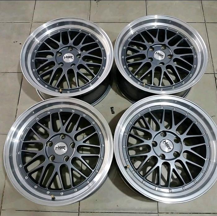 Velg Mobil Bekas BBS LM RING 18 Lebar 8 pcd 5x114 et 40 Grey polis