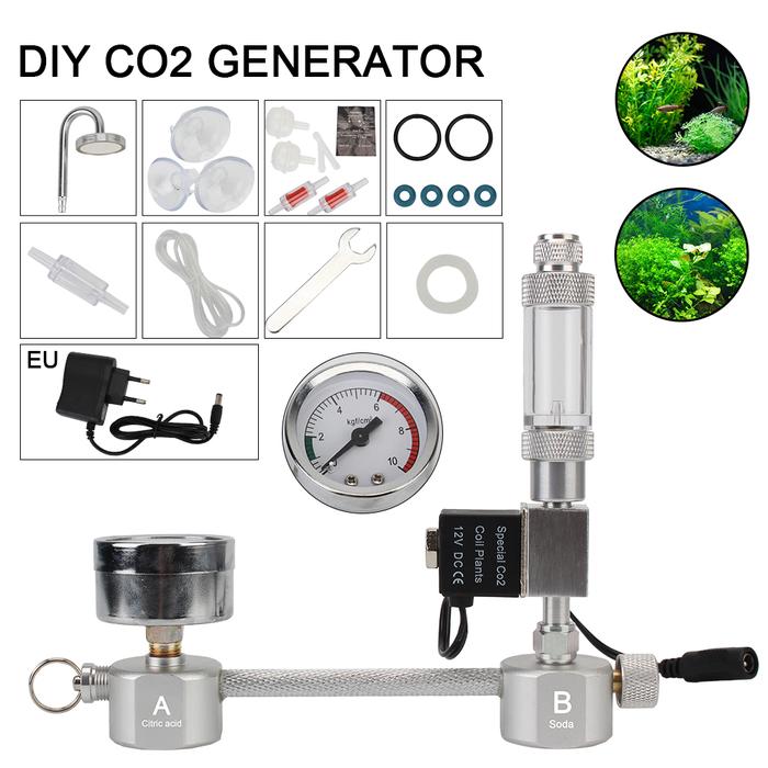 For Aquatic Plant Growth DIY Aquarium CO2 Generator System Kit With