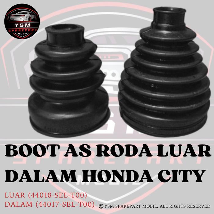 Karet Boot As Roda CV Joint Luar - Dalam Honda City