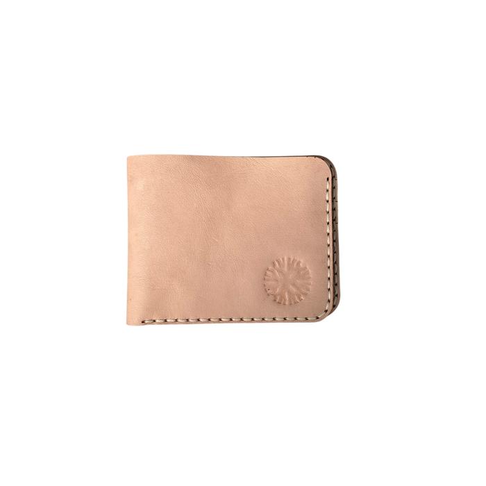 Dryroots Inc Leather Bifold Wallet Vegtan Dompet Pria Kulit Nabati Natural