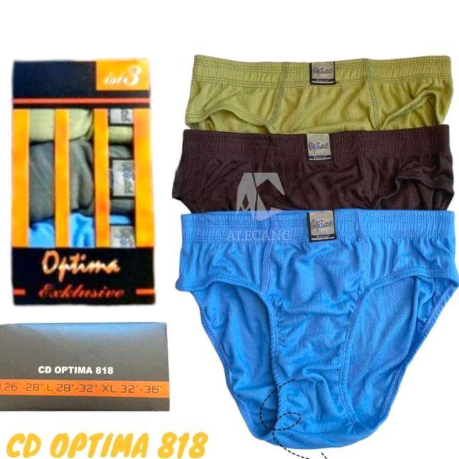 Optima Celana Dalam Pria Isi 3 Pcs Model CD Optima 818 warna kombinasi