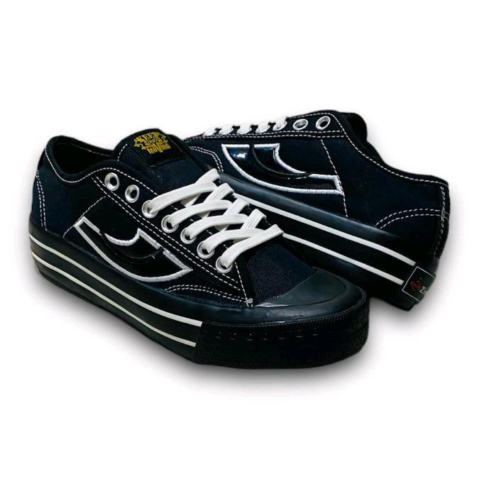 Sepatu Fexion Black Underground Kanvas Kasual Pria Wanita - Shoes, Casual