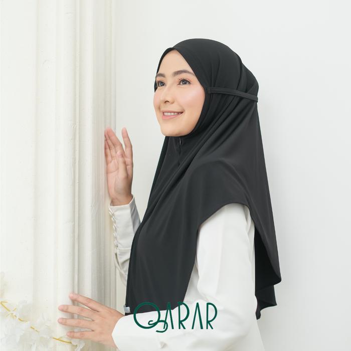 DISKON Qarar - Ahza Bergo Instan Zipper READY STOCK