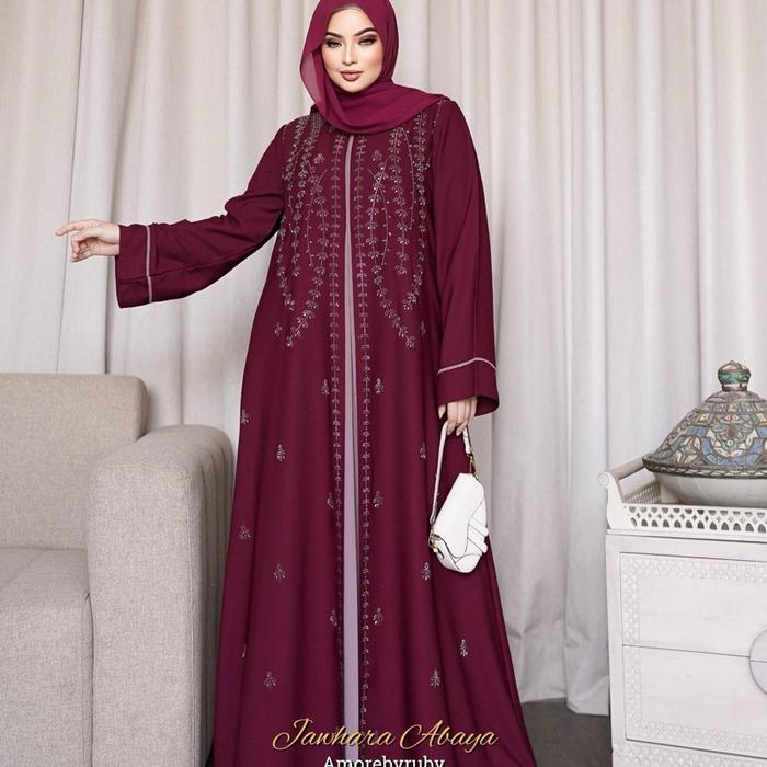 Gamis amore ruby jawhara abaya dress / jawhara abaya dress / jawhara abaya / amore by ruby /  gamis 