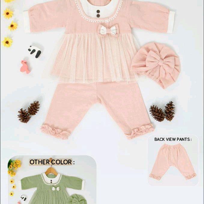 Snobby Baju Setelan Muslim Set Turban Sz Baby