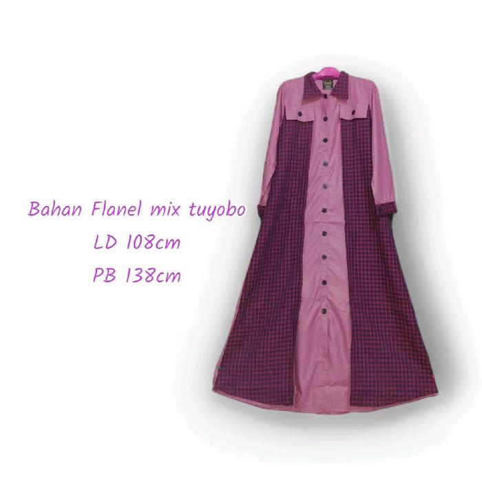Gamis binbush semi formal tuyobo