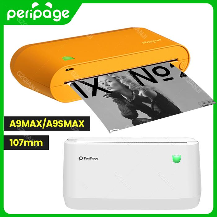 PeriPage A9s MAX A9Max Portable Photo Printer 304dpi Bluetooth