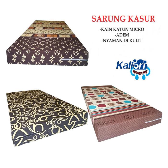 Sarung Kasur ukuran 90x200x20 praktis memakai resleting