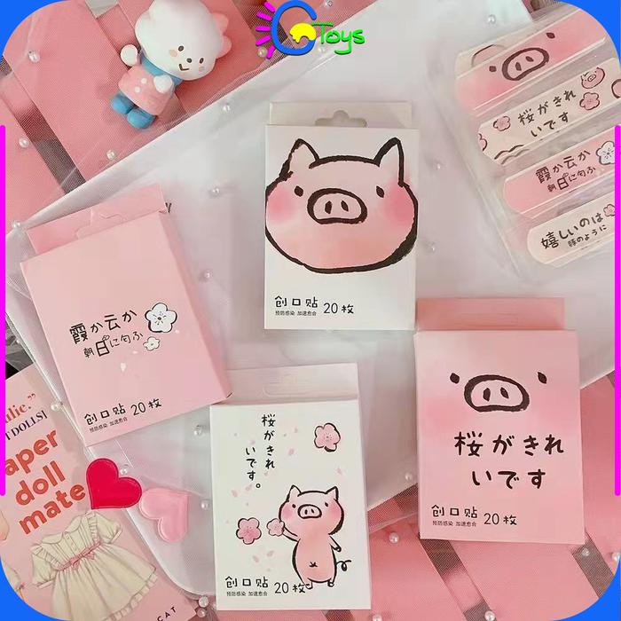 CR-C795 Plester Luka Estetik Karakter Kartun Lucu Plaster Luka 20 pcs / Hansaplas Anak & Dewasa Pemb