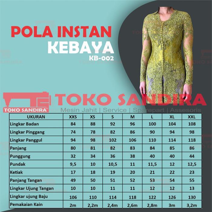 Pola Kebaya/Pola Kebaya Modern/Pola Kebaya Wanita