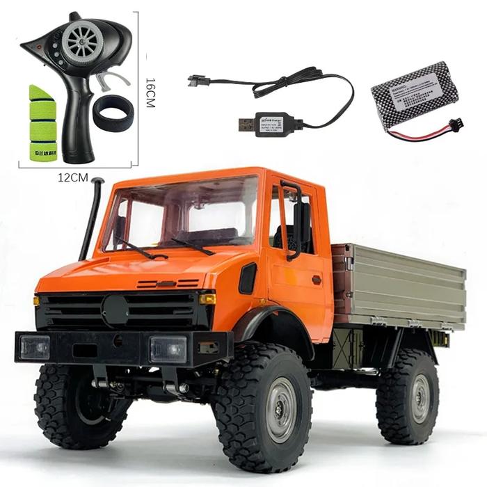 LD1201 Unimog RC Car Model Differential Lock Transmission Five Channel Climbing Remote Control Car C