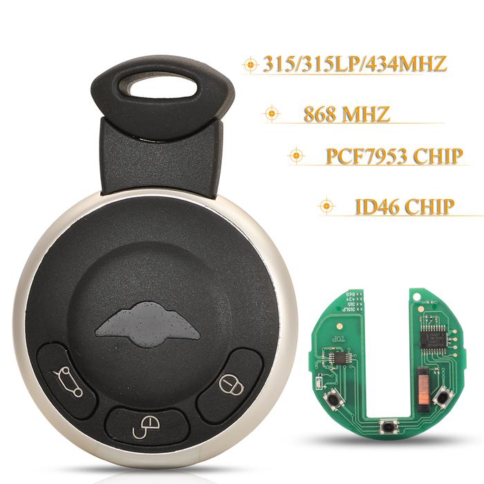 jingyuqin KR55WK49333 Car Remote Key 315/315lp/434/868mhz Id46