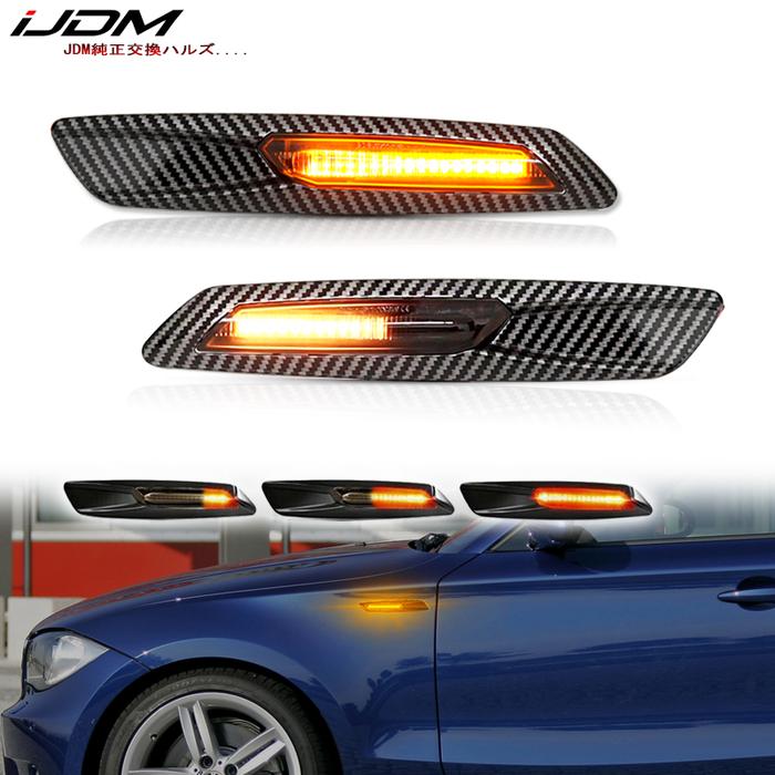 For BMW F10 Sequential Dynamic Flash Amber LED Fender Side Marker