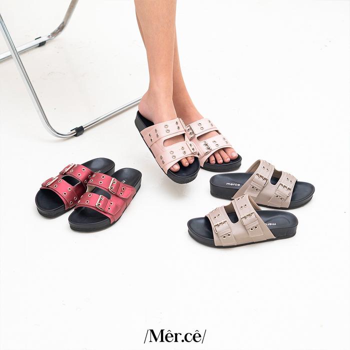 Merce Sendal Birken Wanita ANSELL Sandal Pink
