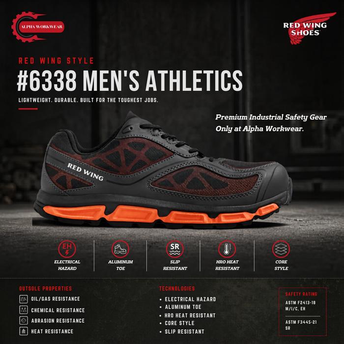 Red Wing 6338 Original Safety Shoes | Premium Work Boots Oil & Gas