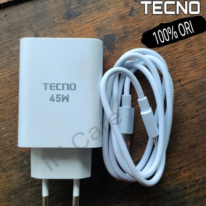 Terlari Charger Tecno Pova 4 Pro / Tecno Pova 5 Fastcharging 45W.