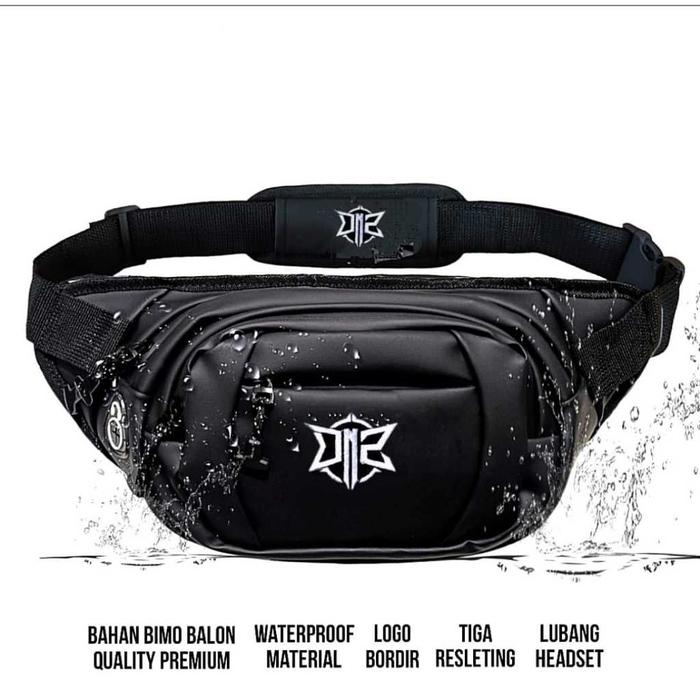 Tas Selempang Waistbag Distro Waterproof Tas Outdoor DnZ Purpose of life