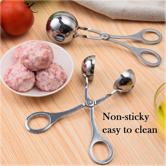 Alat Pembuat Bakso Cetakan Bakso Bentuk Gunting Stainless Steel Cetakan Bakso Anti Lengket