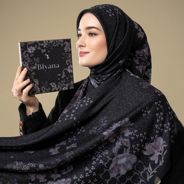 New Heylocal Blyana Scarf | Hijab Segi Empat Printed Vinest Voal