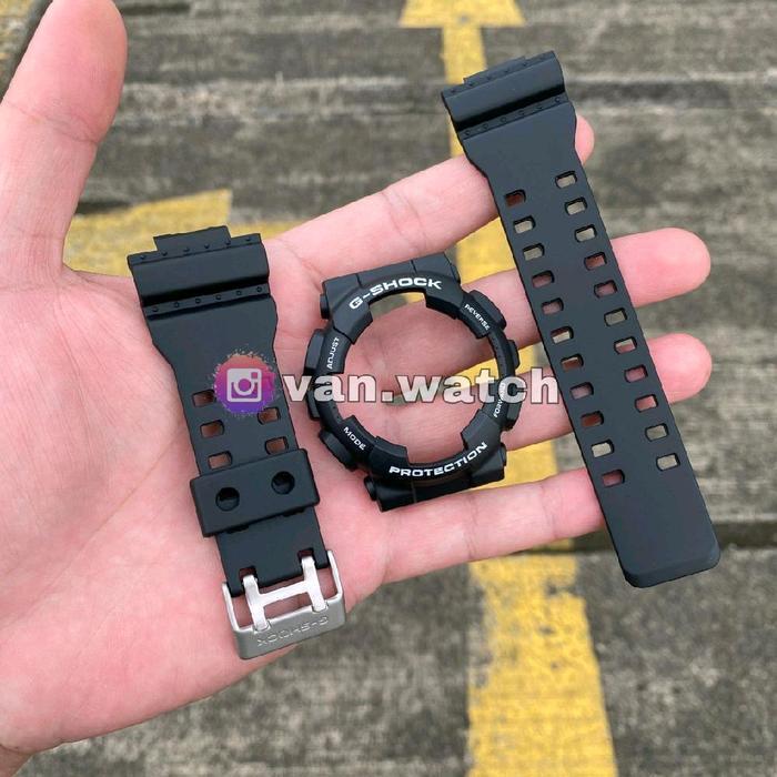 PREMIUM BNB Band Bezel CASIO GSHOCK GA 100 GA 110 GA 120 GD 100 GD 110 ORIGINAL Tulisan Putih Buckle