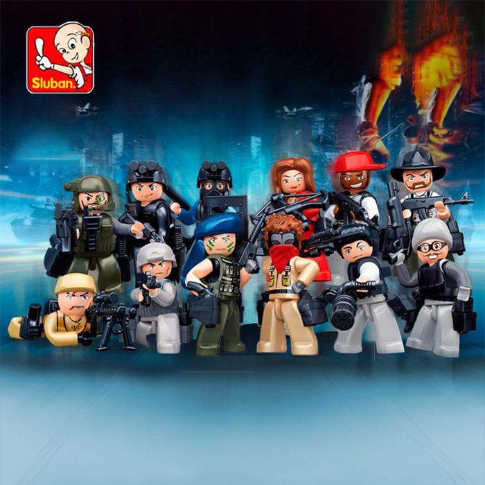 Sluban Bricks Minifigure Miniatur Orang