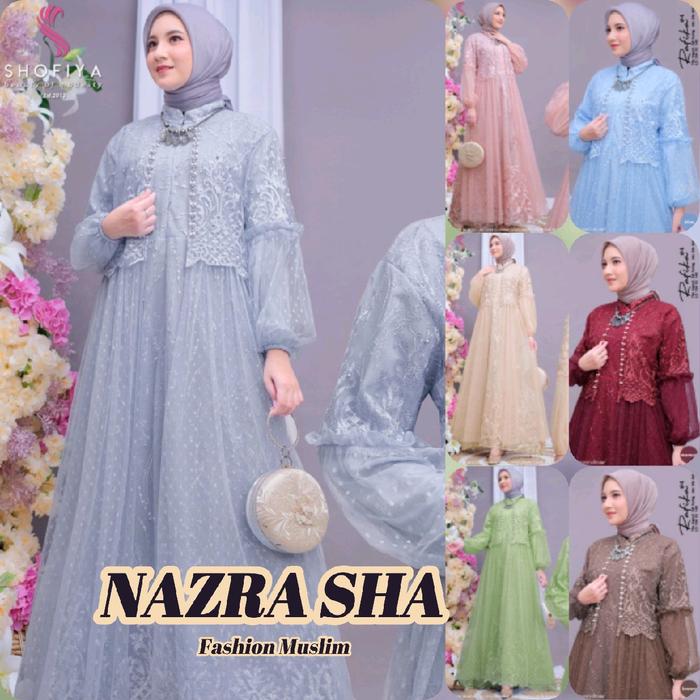 (25) SHOFIA RAFIKA  Baju Dress wanita muslimah Rafika Dress by Shofiya. Nazra Sha
