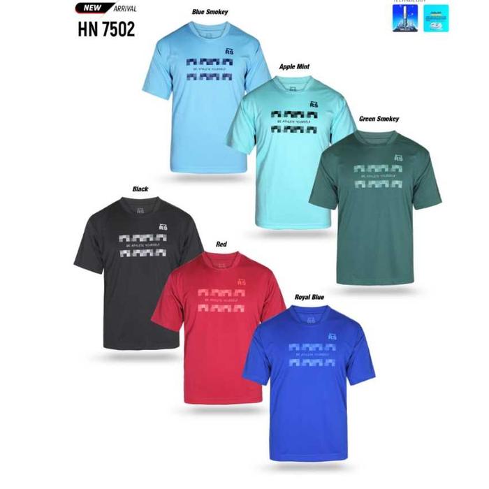 Baju Badminton RS HN 7502 Original Warna Beragam S-2XL
