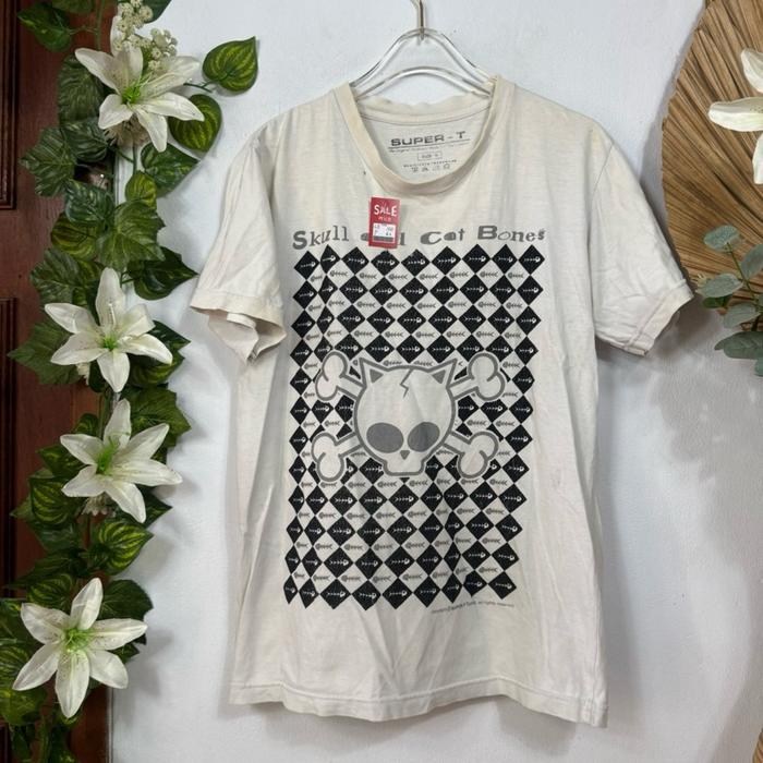 Kaos Super T Putih Pria super T