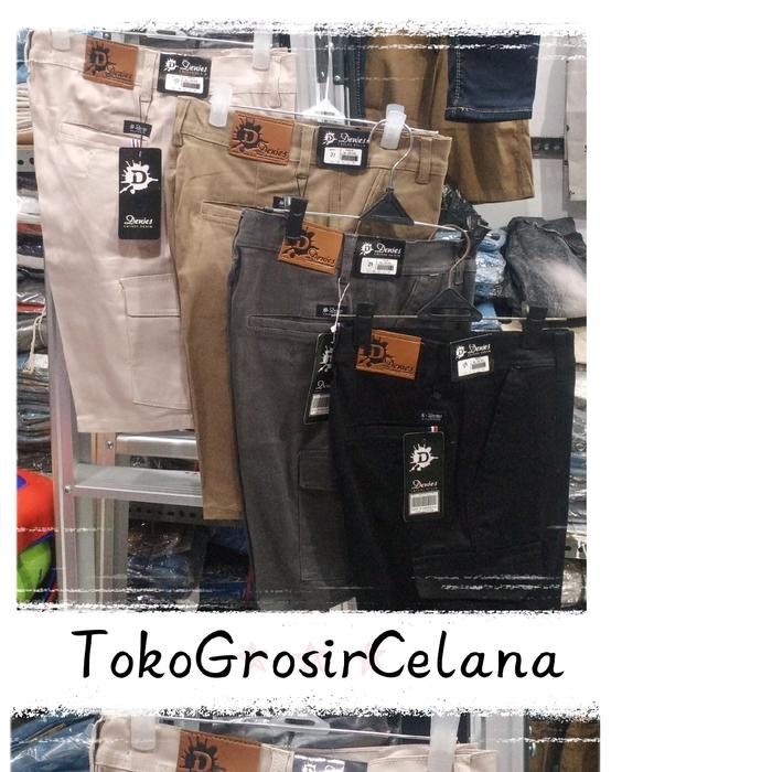 Celana Pendek Cargo Boarshoad Resleting Katun Melar-Celana Kempol Anak