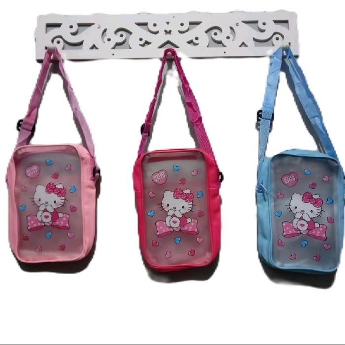 TAS SELEMPANG HELLO KITTY Tas Anak Karakter hello Kitty
