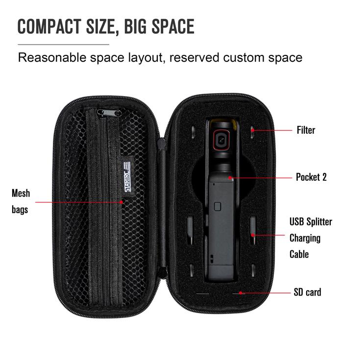 DJI Osmo Pocket 2 Carrying Case Bag Travel Portable Storage Bag