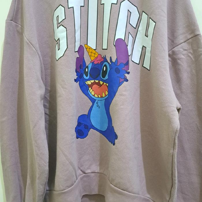 STITCH+crewneck karakter + jaket + jumbo+
