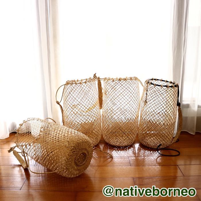 Anjat Rotan Polos, Anjat Jarang, Tas Punggung Rotan, Bakul Rotan