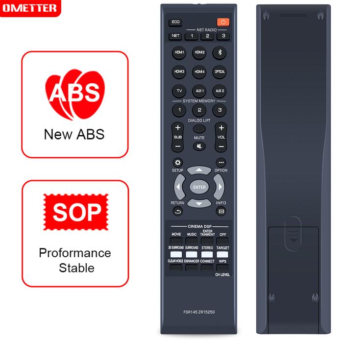 New for Yamaha MusicCast Sound Bar Remote Control FSR145 ZR15250