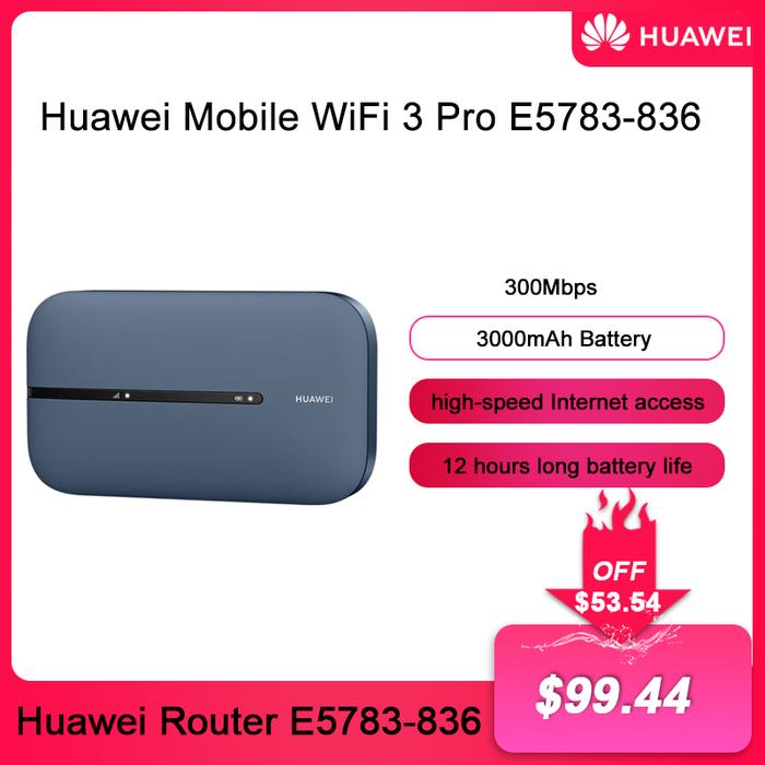 Huawei E5783-836 4G Mobile WiFi Router Dual Band Hitam