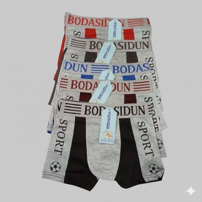 PROMO 3,6,12 pcs | Celana Dalam BOXER anak Laki Laki BODASIDUN Art 316 / CD Sempak Kolor Dalaman Cel